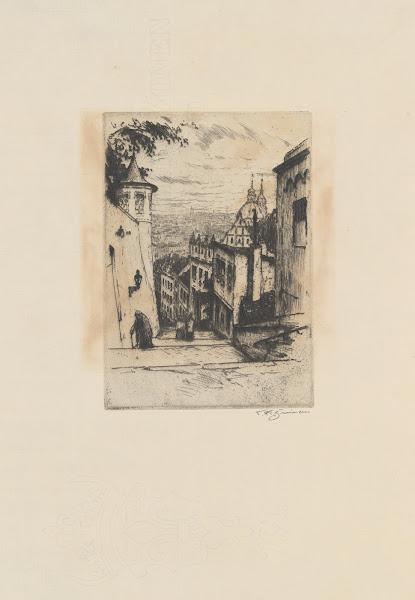 The new Castle stairway 1911
