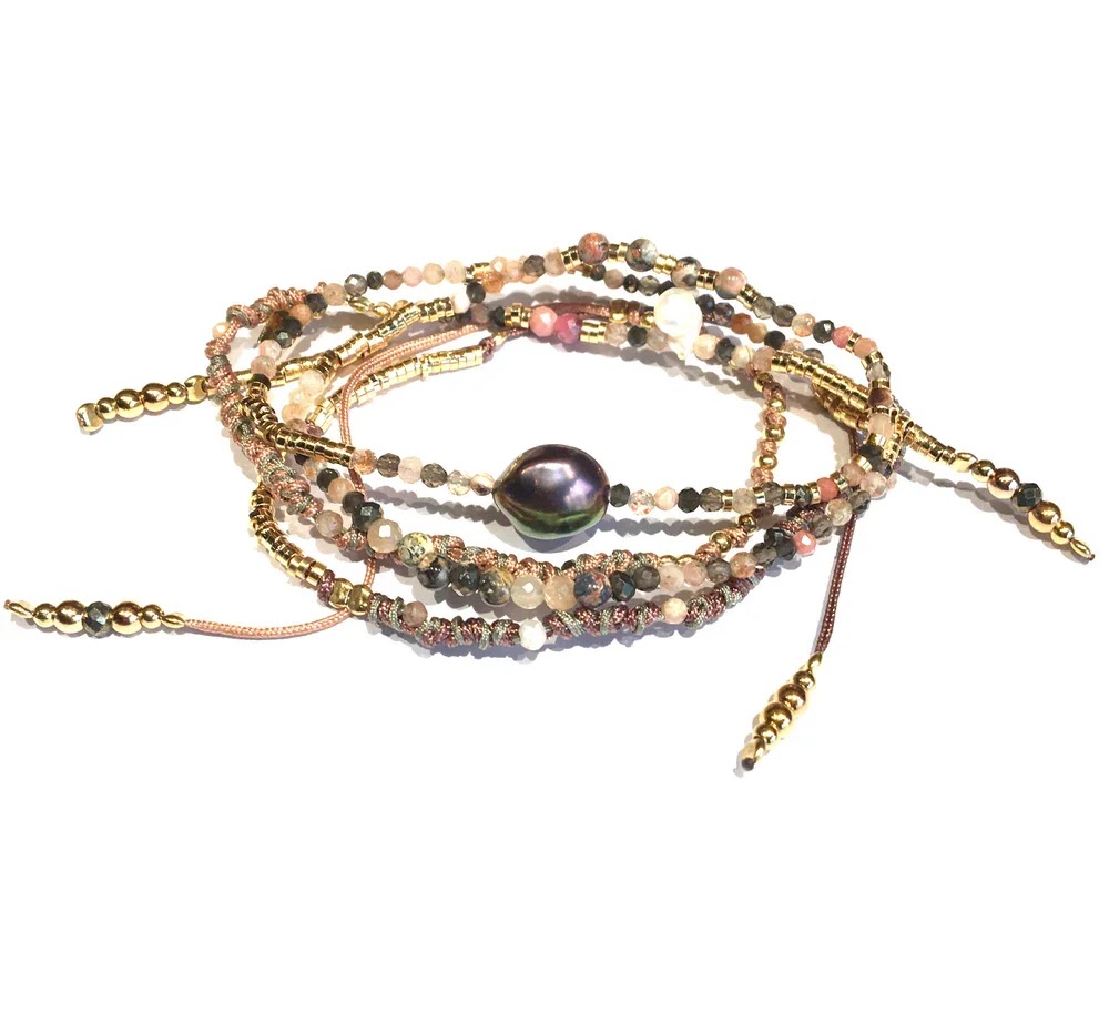 Браслет CHARM BLACK PEARL