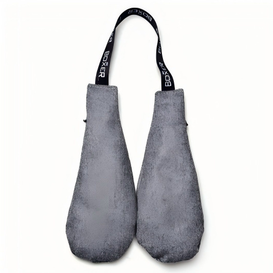 Odor-absorbing activated charcoal bag for sports equipment