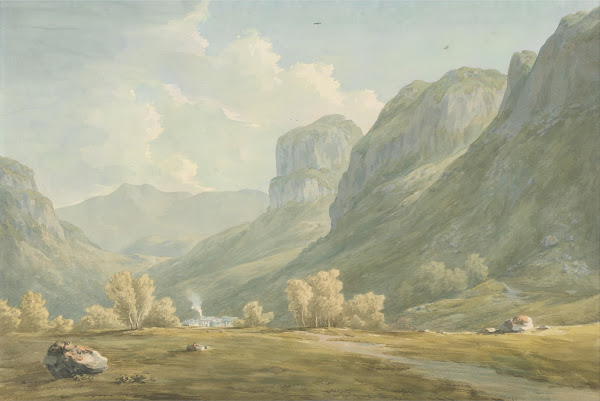 Village of Stonethwaite and Eagle Cragg Borrowdale