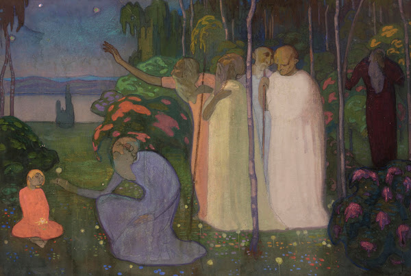 Tõusva nooruse ees Kompositsioon 1909
