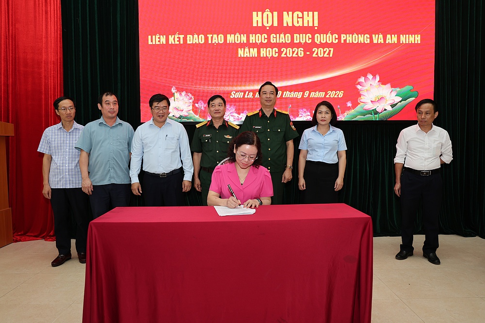 Hội nghị liên kết đào tạo môn học Giáo dục Quốc phòng và An ninh năm học 2026-2027
