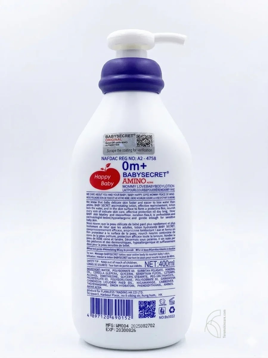 Baby Secret Amino Acids Mommy Love Baby Body Lotion