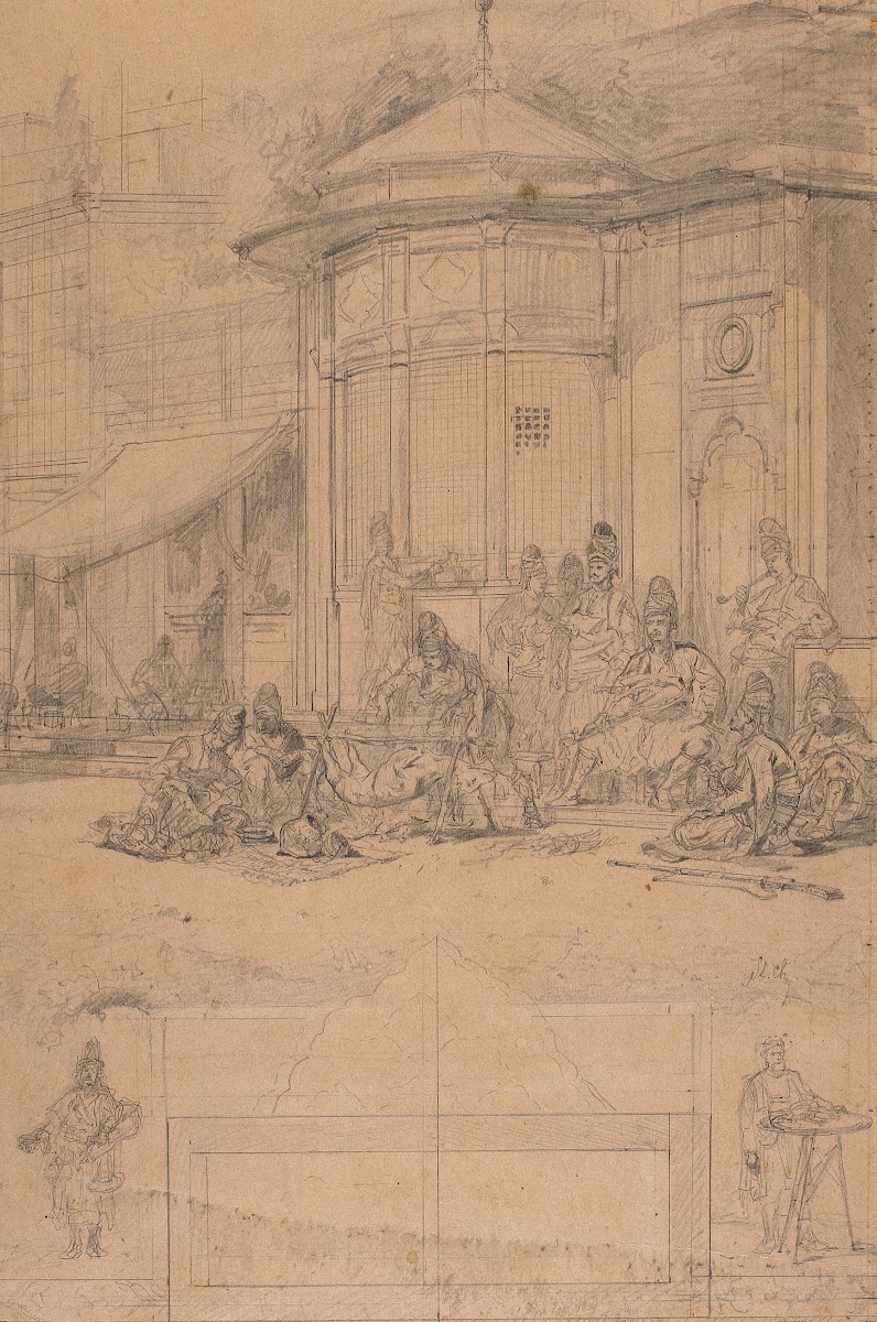 Roasting mutton on Konstantynopola Street 1864   1876