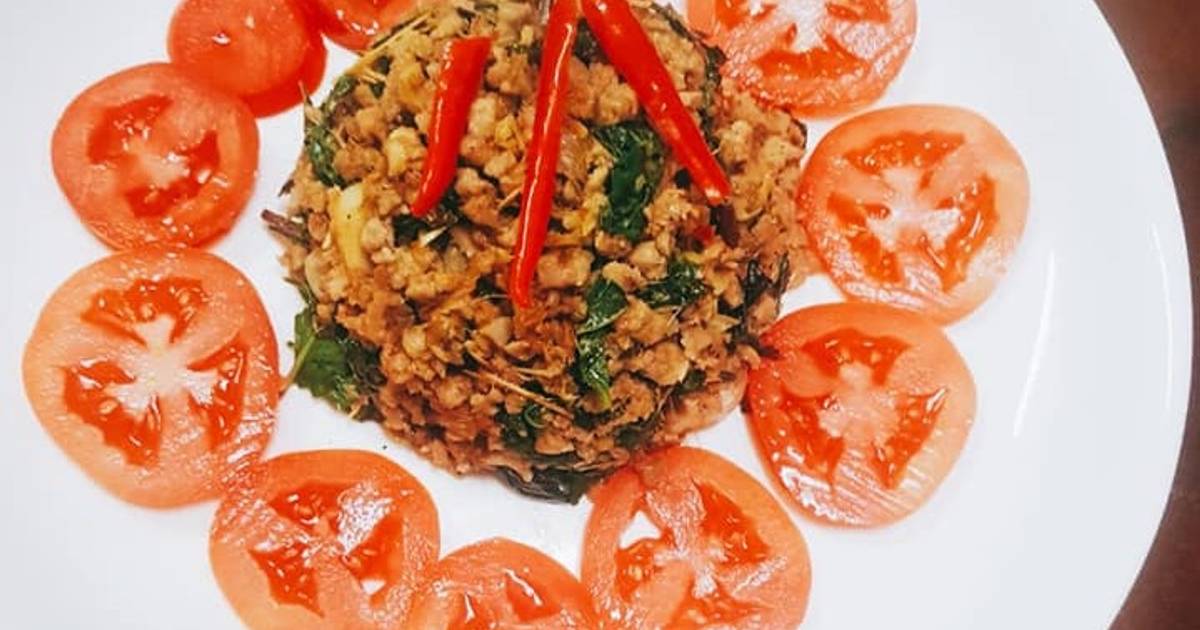 Thịt bằm xào Thái Lan