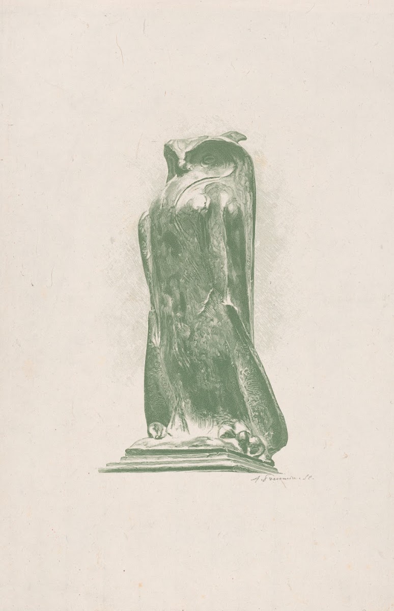 Statue of an owl