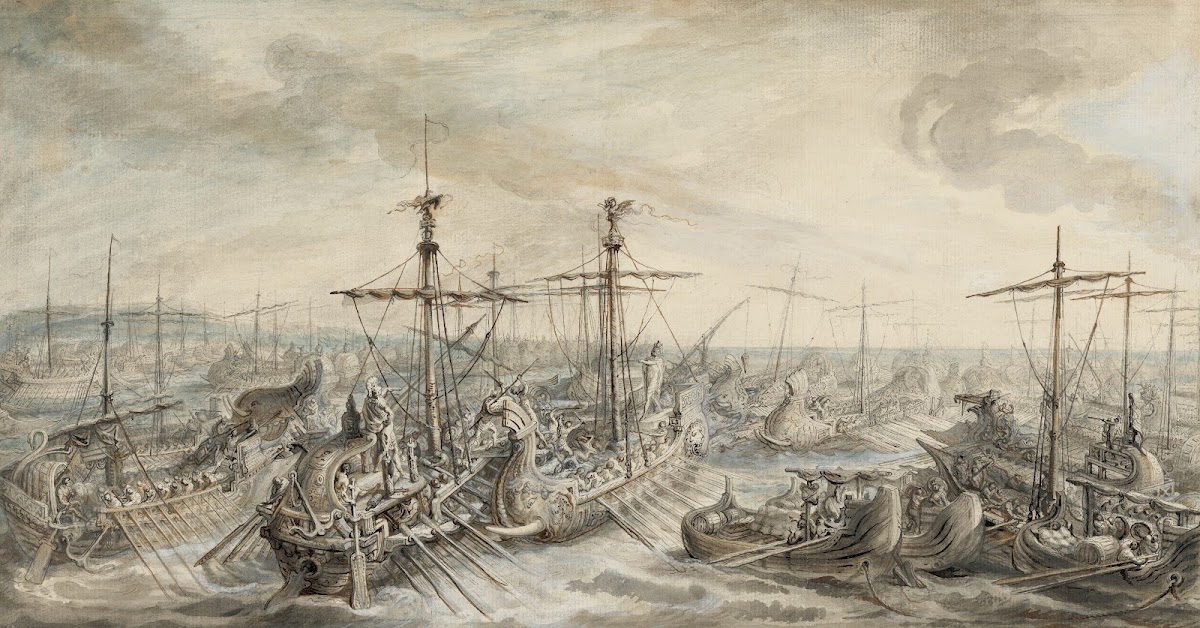 The Roman Fleet Victorious over the Carthaginians at the Battle of Cape Ecnomus