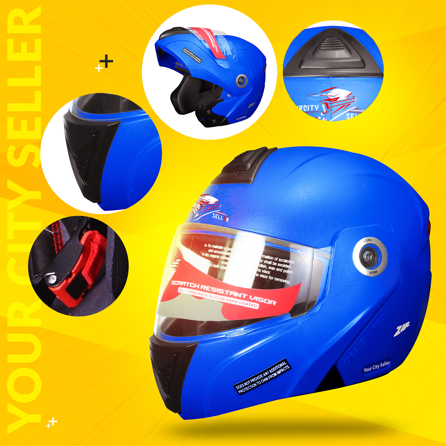 Street-Stalker Helmet with aggressive graphics