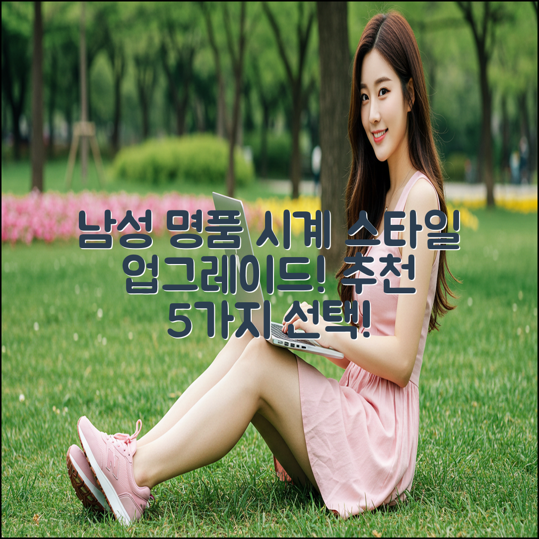 남성명품시계 추천 5가지로 스타일 업그레이드하기