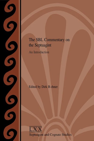 SBL Commentary on the Septuagint_ An Introduction, The