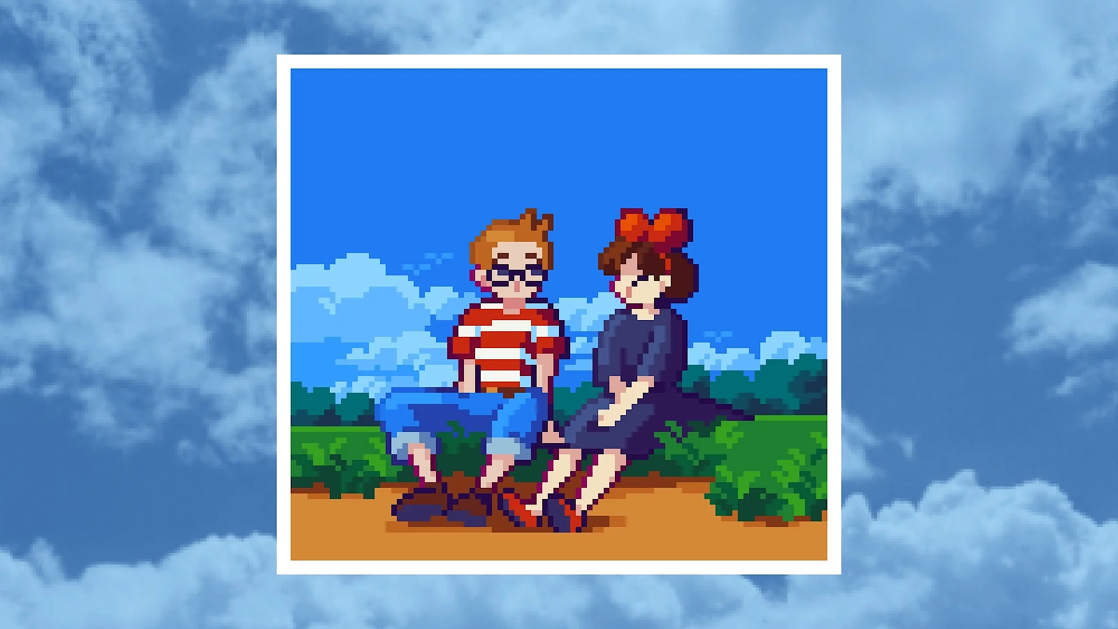 Kiki And Tombo Pixel Art - Pixel Art 4K Wallpaper (4000x2250)