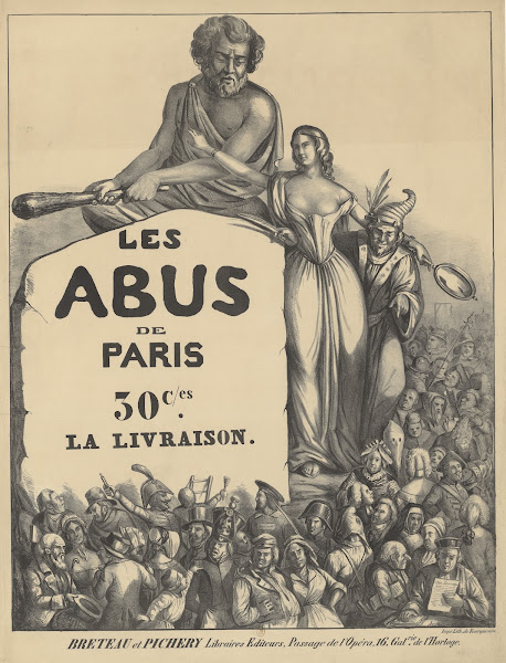 Les Abus de Paris 30cs la livraison 1842