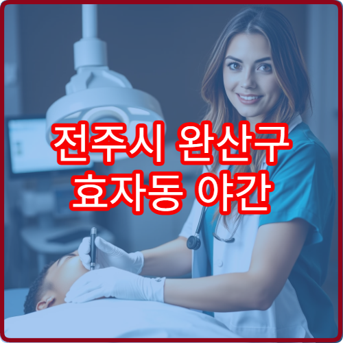 전주시 완산구 효자동 야간 정신건강의학과 진료 가능한 병원 상담 및 진료 안내