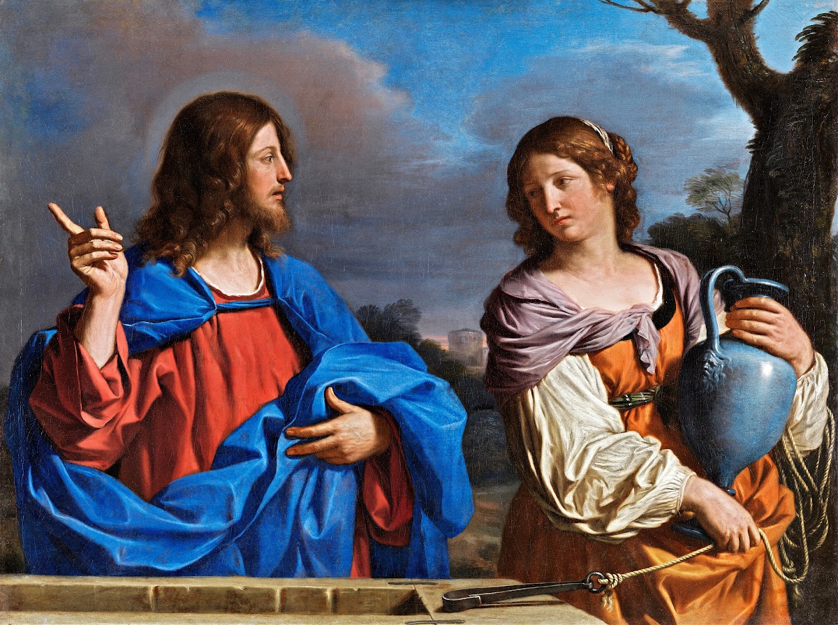 Jesús Y La Samaritana En El Pozo C1640