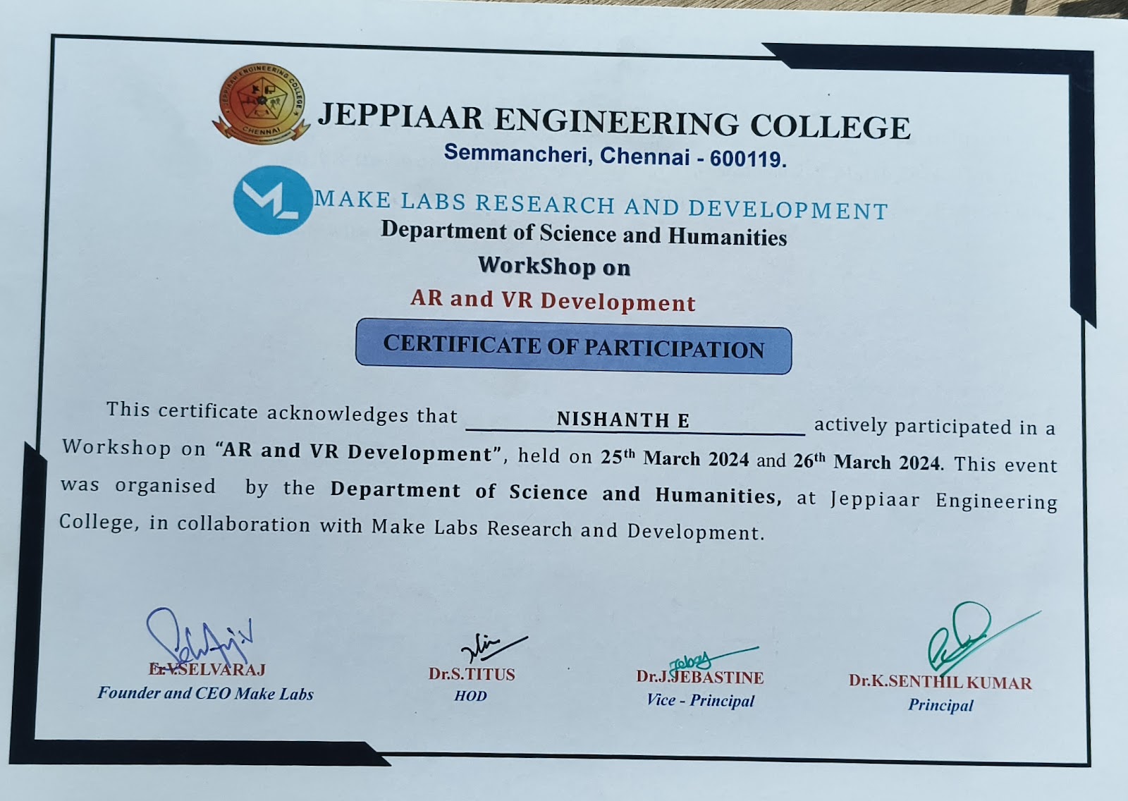 Certificate 16
