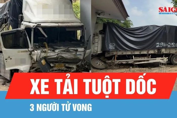 Lâm Đồng: Xe tải tuột dốc lao xuống vực, 3 người tử vong - Báo Sài Gòn Giải Phóng