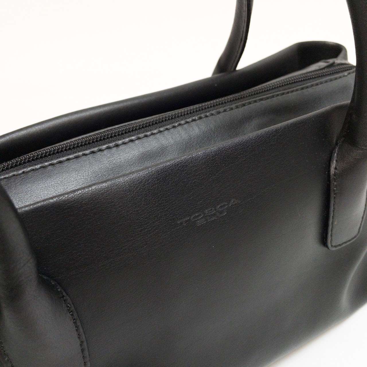 Tosca Blue Leather Handbag