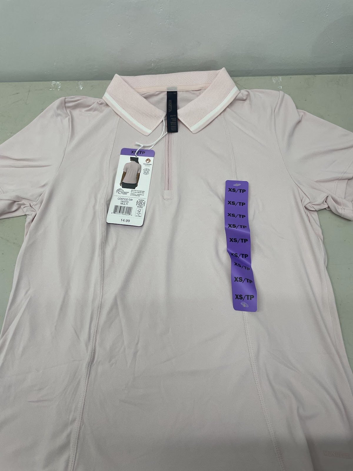 Mondetta Polo Shirt Active Pink XS #2176
