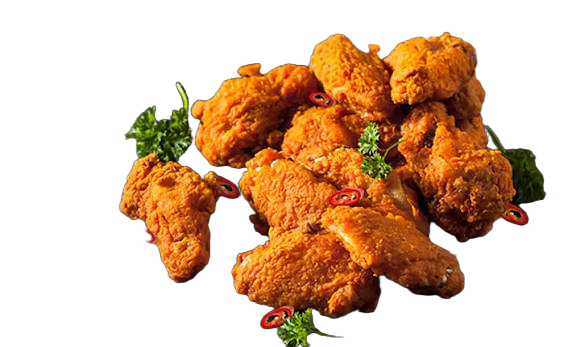 8 spicy chicken wings