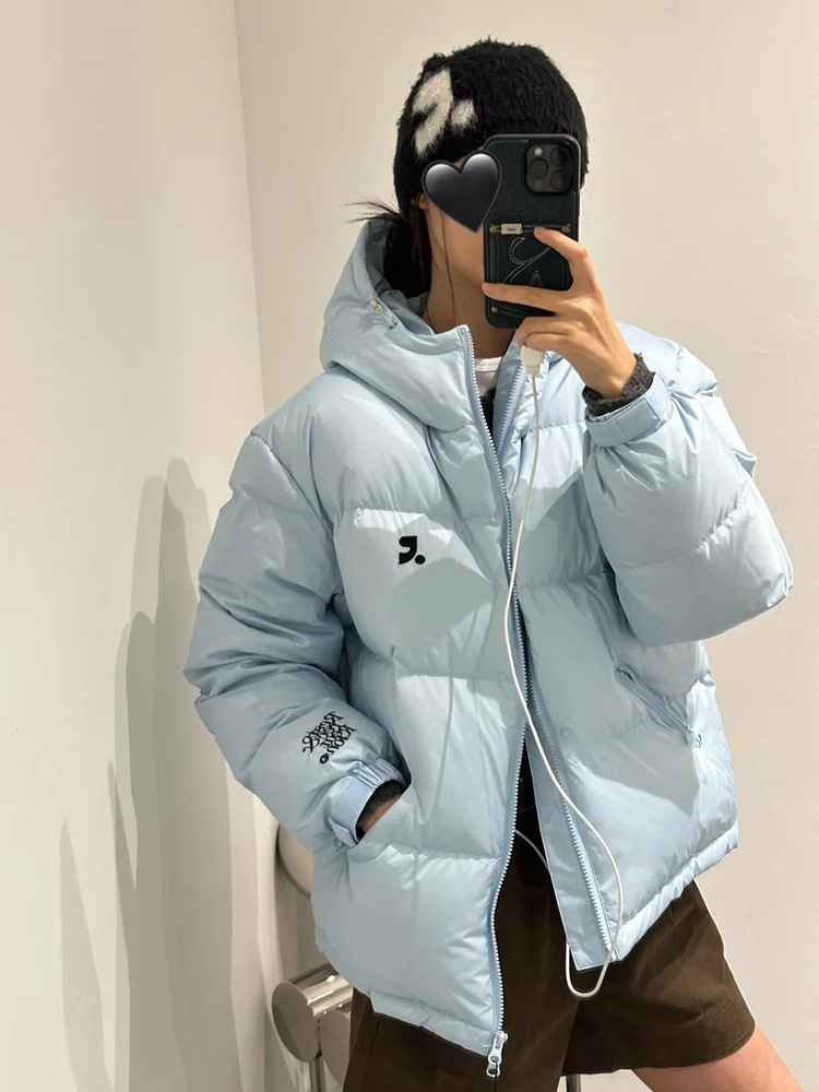 Women's Down Jacket, White Duck Down Filling, Korean Style