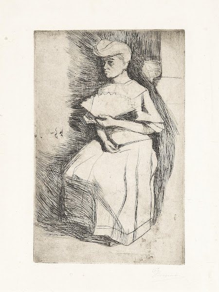 Donna con ventaglio 1917