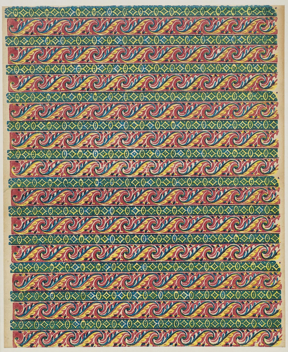 Modeldruckpapier Streifenmuster