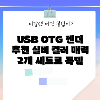 아이폰15젠더 추천, USB C타입 변환, OTG 젠더, 2023 핫아이템, 실버 젠더 리뷰