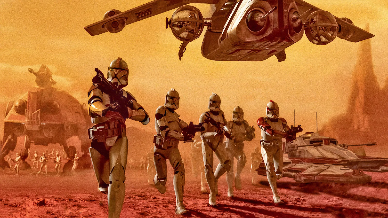 Star Wars, Clone Troopers, Attack Of The Clones, Science Fiction 4K Wallpaper Background (3840x2160)