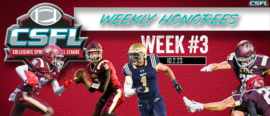 Week #3 CSFL Honorees
