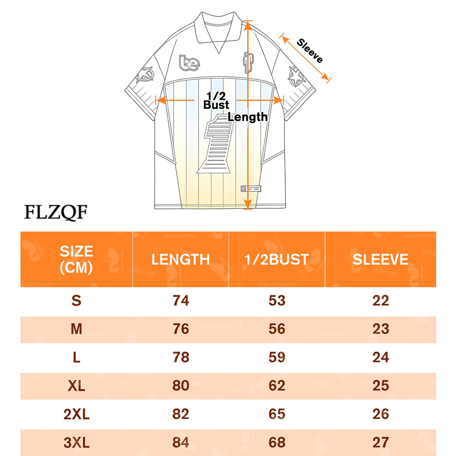 AOP Polo Collar Football Jersey