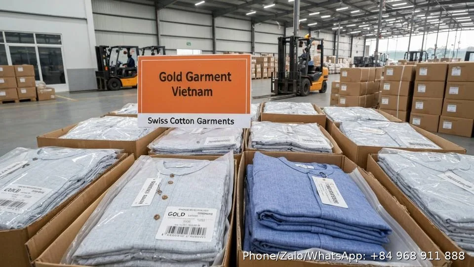 Swiss Cotton Garments - Gold Garment Vietnam