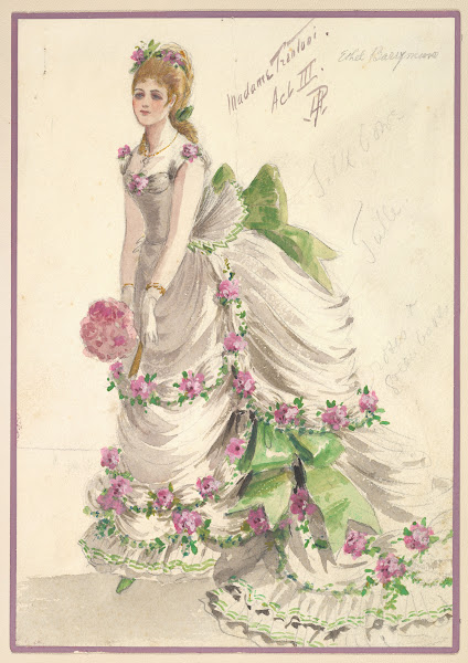 Costume Design for Madame Trentoni Act III 1901