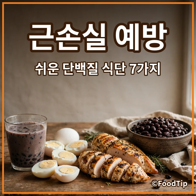 5060 중장년 근손실, 오늘부터 막는다! 쉬운 단백질 식단 가이드 7가지