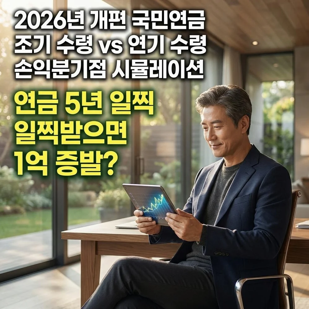 2026 국민연금 조기 vs 연기 시뮬레이션