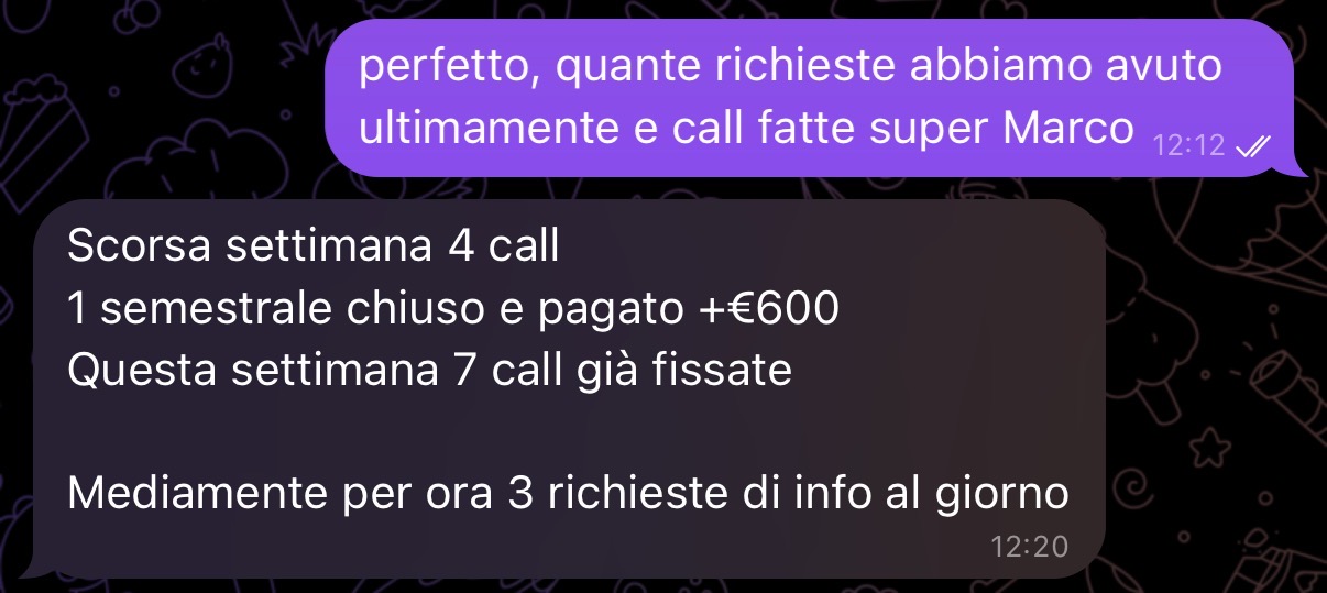 Risultato cliente 23