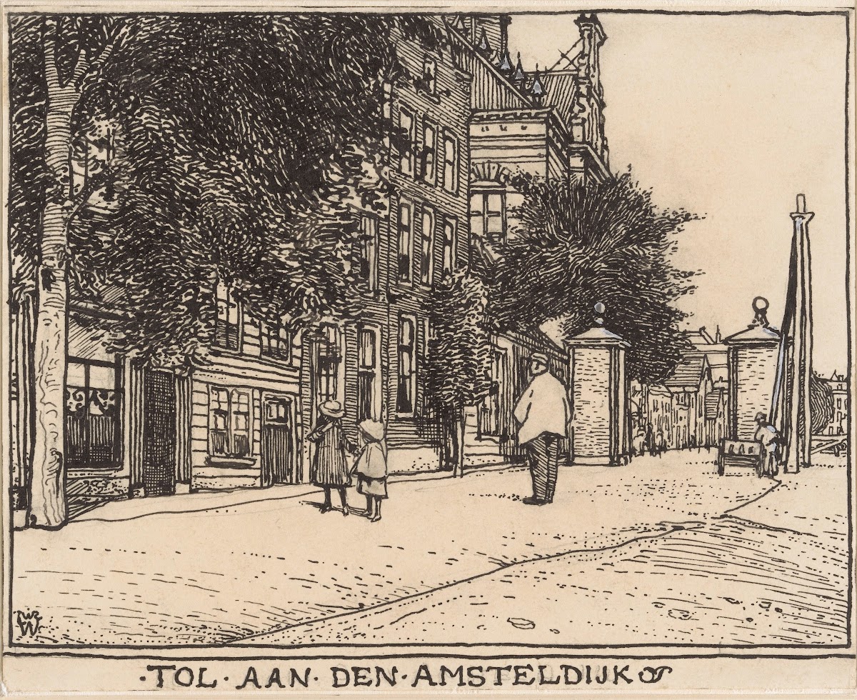 Tol aan den Amsteldijk te Amsterdam 20th century