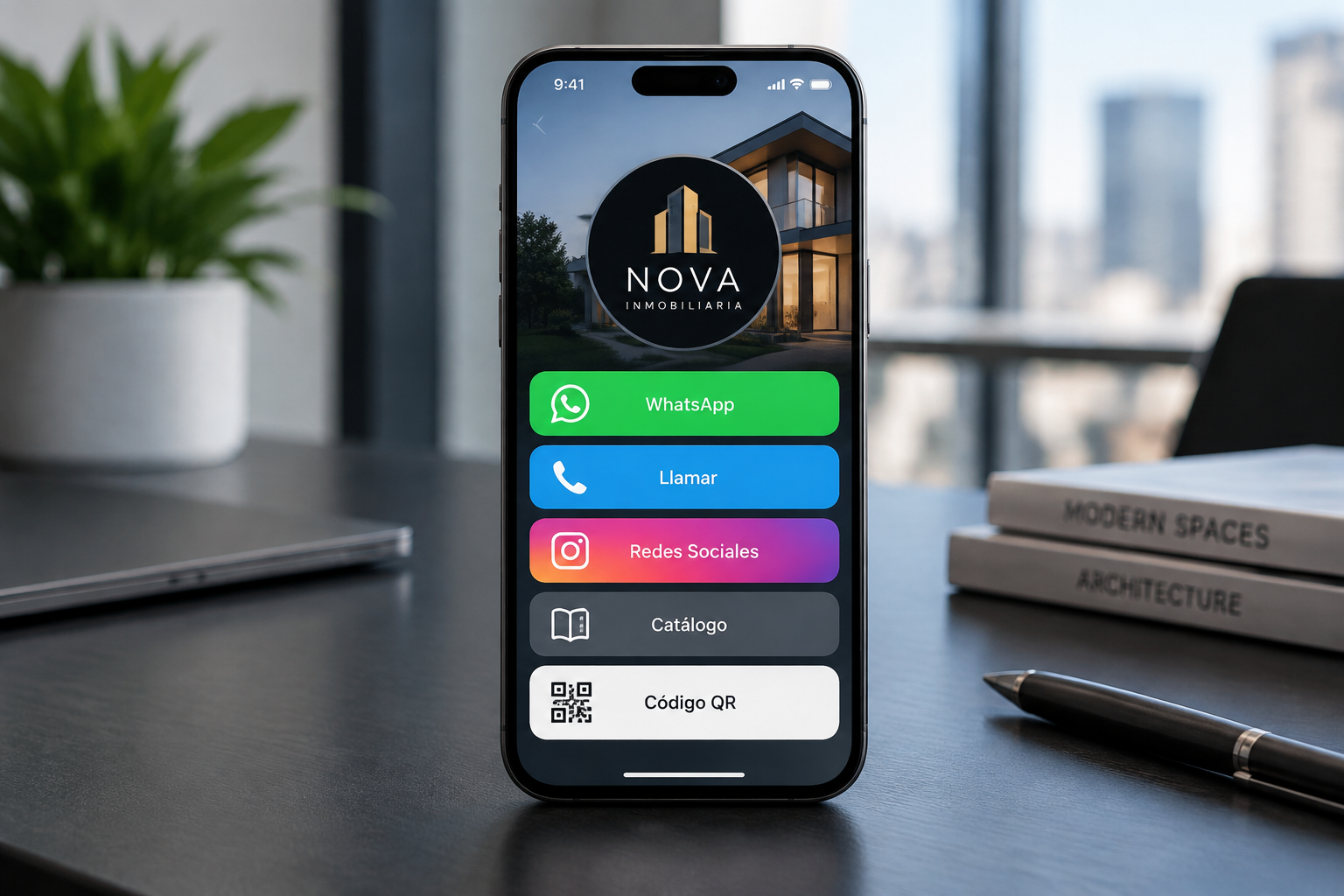 Diseño de tarjetas digitales creadas con IA