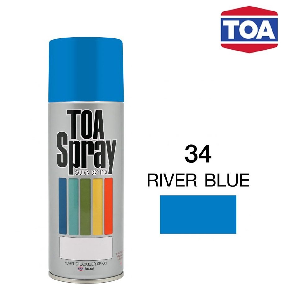 TOA สีสเปรย์ #34 RIVER BLUE
