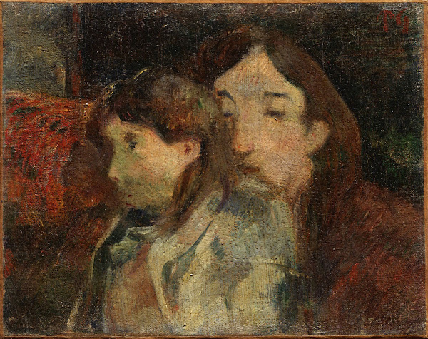 Figures in an Interior ca 1890
