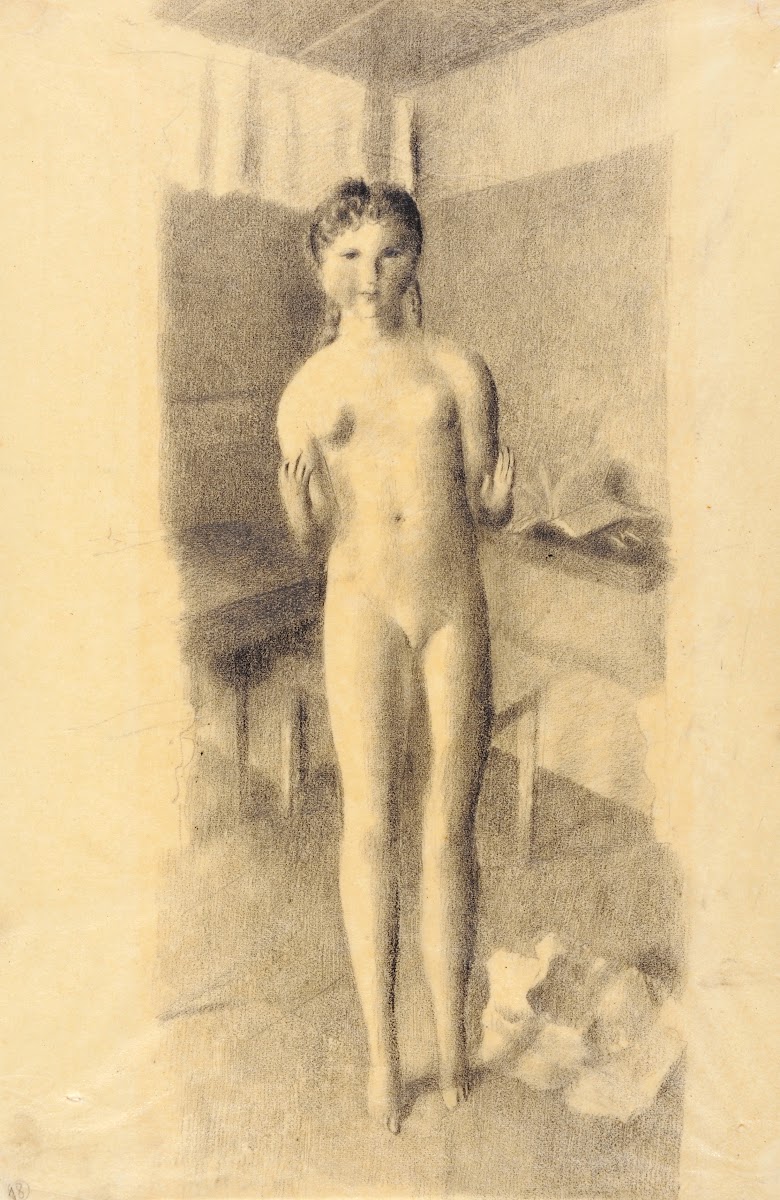 Mädchen in Amdener Stube 1922 26