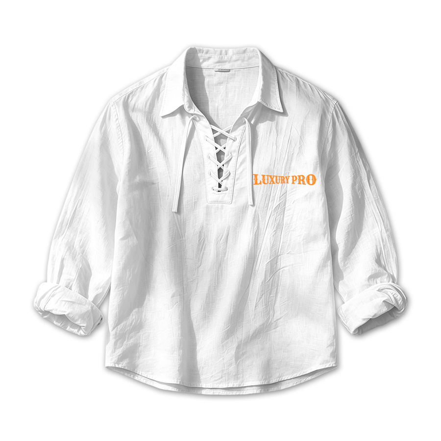 2D‑Linen‑look Polo Shirt