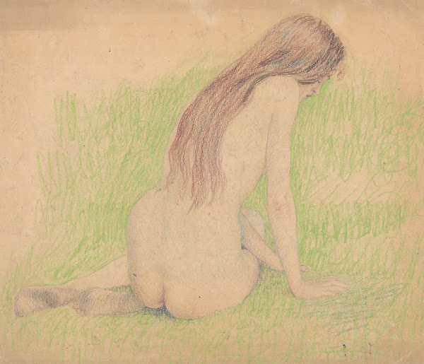 Nude in a Meadow 1920