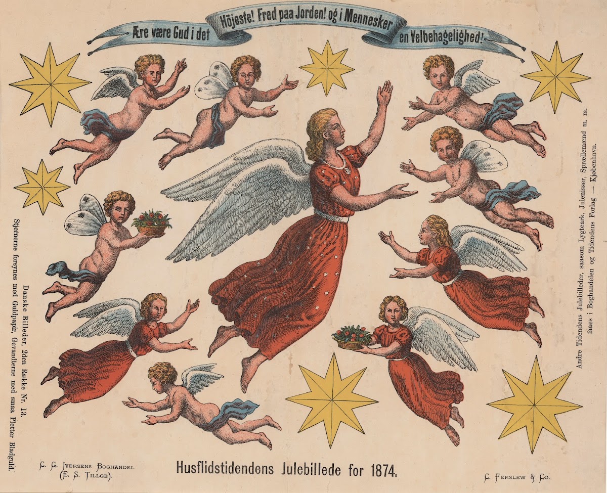 Husflidstidendens Julebillede for 1874 1874