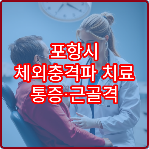 포항시 체외충격파 치료 통증·근골격 재활 전문 정형외과