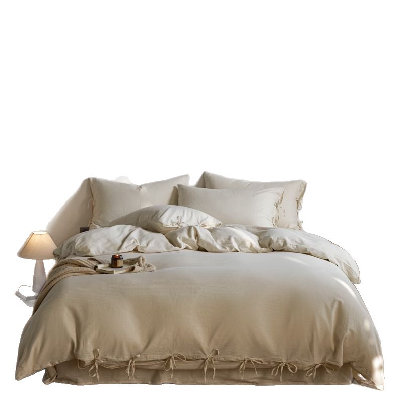 Cotton bedding set, Japanese style, simple