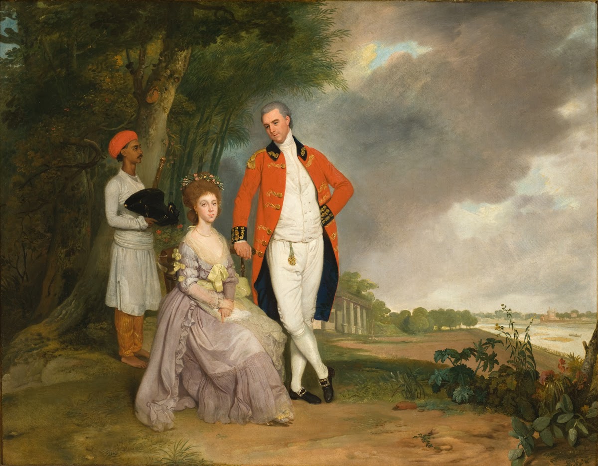 The Hon William Monson and His Wife Ann Debonnaire circa 1786