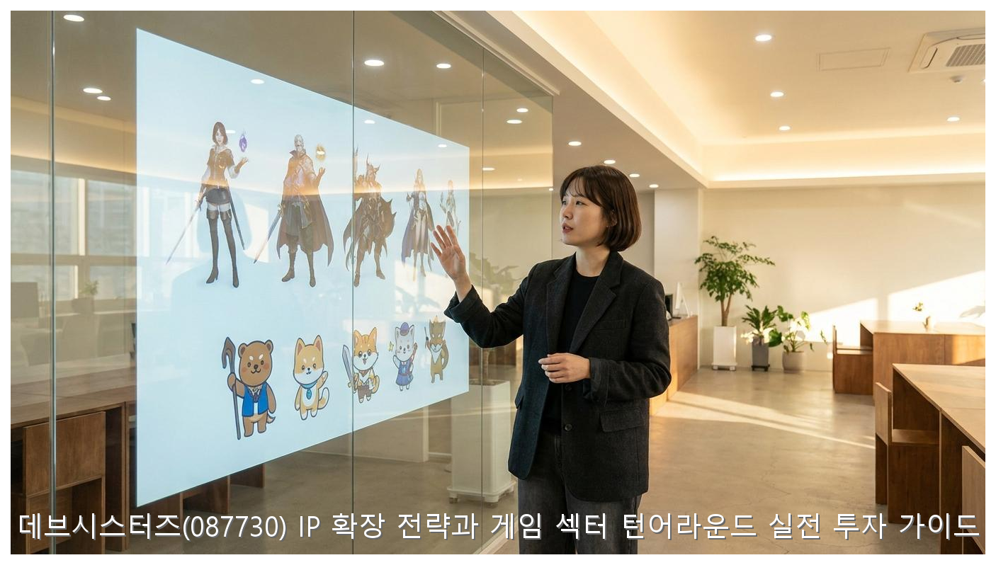 데브시스터즈(087730) IP 확장 전략과 게임 섹터 턴어라운드 실전 투자 가이드 핵심 안내 및 분석 인포그래픽 (2)