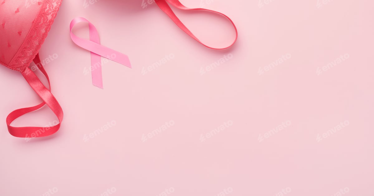 Pink Bra with a Pink Awareness Ribbon Free Download – Envato Elements