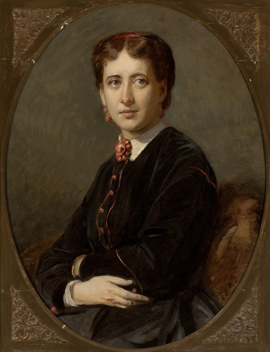 Portrait of Emilia Mielżyńska née Bnińska circa 1866