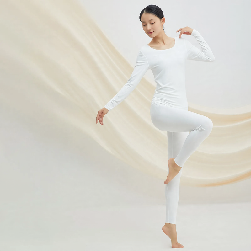 Thermo underwear set, Modal, round neck, skin-friendly
